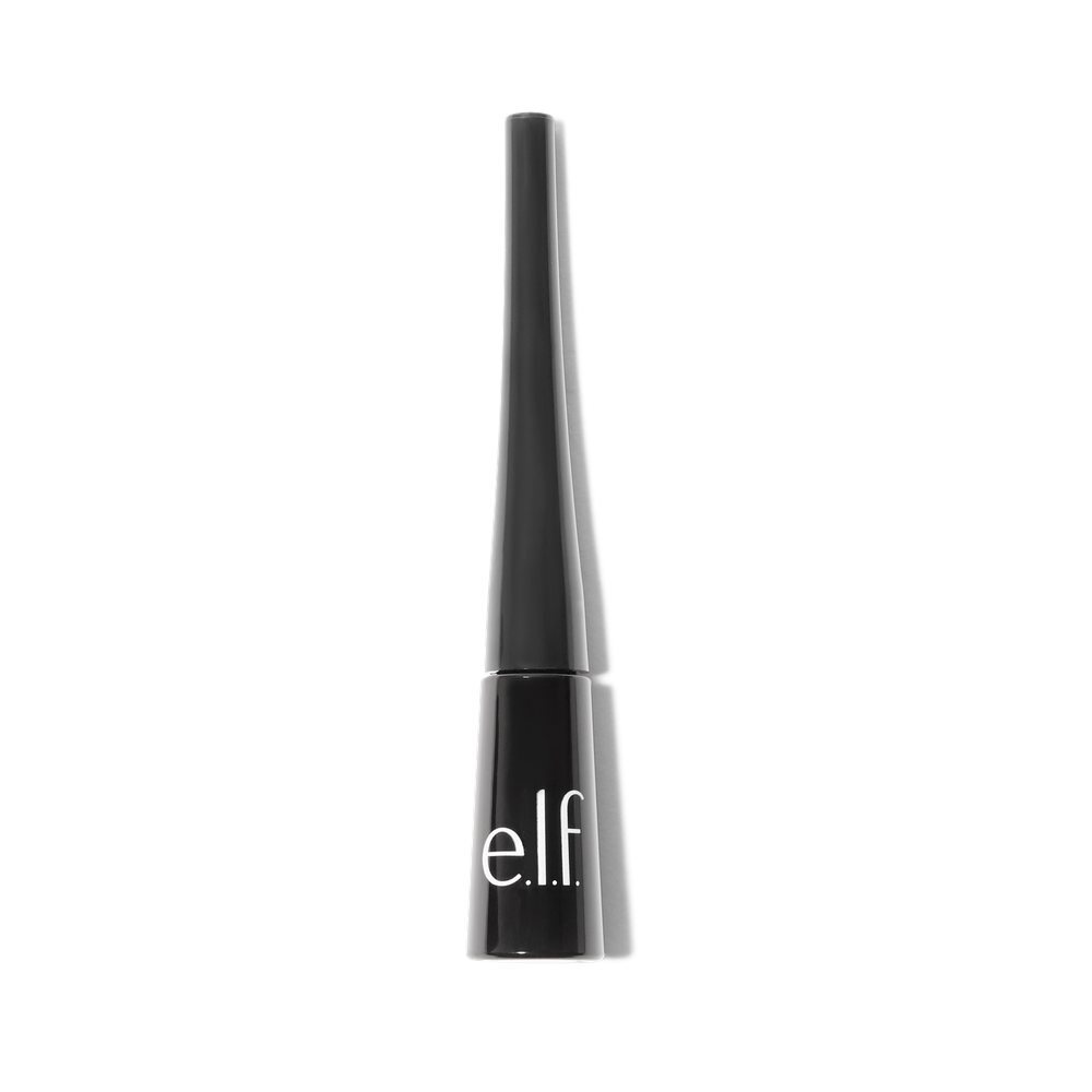 نمای روبهروی بطری مشکی خط چشم مایع e.l.f. Expert Liquid Liner