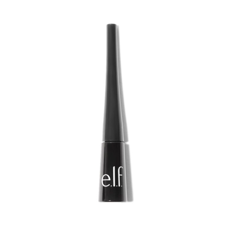 نمای روبه‌روی بطری مشکی خط چشم مایع e.l.f. Expert Liquid Liner